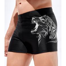 Shein M - Men Swimwear Shein Men Animal Print Swim Trunks