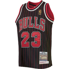 Michael jordan jersey Mitchell & Ness Michael Jordan Black Red Chicago Bulls 1996-97 Hardwood Classics Authentic Jersey