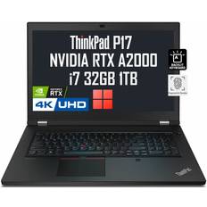 Lenovo ThinkPad P17 Gen 2 17.3" 4K UHD (Intel 8-Core i7-11800H,32GB RAM, 1TB PCIe SSD, NVIDIA RTX A2000 4GB) IPS Mobile Workstation Laptop, 2 x Thunderbolt 4, Backlit KB Fingerprint, Win 11 Pro