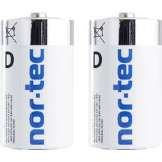 Batterier & Ladere Nor-Tec ALKALINE D 1,5V batterier 1 stk