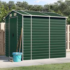 Metall Abstellräume & Schuppen vidaXL Shed Green 191x215x198 Galvanised (Building Area )