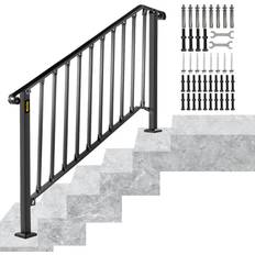 Space Saving Stairs VEVOR Handrail Picket #4 Fits 4 or 5 Steps Matte Black