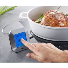 Silbrig Küchenthermometer GEFU "Punto" Fleischthermometer