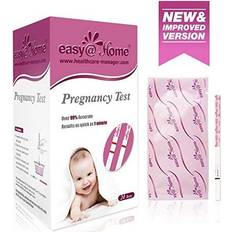  Easy@Home Pregnancy Test Strips Kit, Powered by Premom  Ovulation Predictor iOS and Android APP, 20 HCG Tests : Health & Household