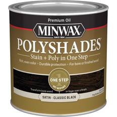 Paint Minwax PolyShades Wood Stain + Polyurethane Finish ½ Pint, Classic