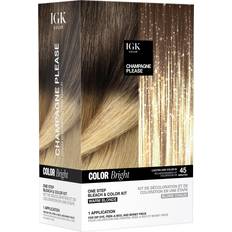 Nourishing Bleach IGK Color Bright One Step Bleach & Color Kit for Pieces CHAMPAGNE