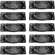 Renovators Supply 10 Cabinet Drawer Door Pull Black Wrought Iron Mission 4'