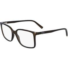 Herren Brillen reduziert Ferragamo SF 2954 275 Brown Size Frame Only Blue Light Block Available Transparent Brown