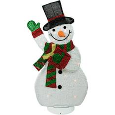 Northlight 32 Lighted Waving Snowman Scarf Decoration 32"