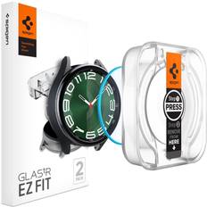 Skjermbeskyttere Spigen GLAS.tR EZ Fit Screen Protector for Galaxy Watch 6 Classic 47mm 2-Pack
