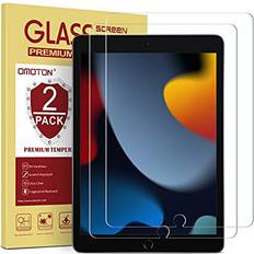 Screen Protectors OMOTON [2 Pack] Screen Protector iPad iPad Tempered Glass/Apple