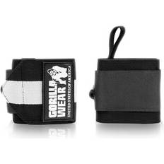 Håndleddsomslag GW Wrist Wraps Ultra, black/white, Gorilla Wear