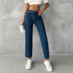 Shein Hosen & Shorts Shein Slant Pocket Straight Leg Jeans