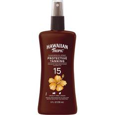 SPF Tan Enhancers Hawaiian Tropic Island Tanning Dry Spray SPF15 8fl oz