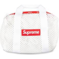 Supreme logo-patch mini mesh duffle bag unisex Mesh One Size White