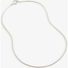 Monica Vinader Sterling Silver Snake Chain Necklace
