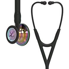 Health 3M Littmann 3M Littmann Cardiology IV Diagnostic Stethoscope, High Polish Rainbow-Finish Chestpiece, Black Tube, Smoke Stem and Smoke Headset, 27 inch, 6240