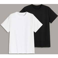 Shein Oberteile Shein Men 2pcs Round Neck Tee