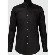 Hugo Boss Herre Skjorter Hugo Boss Hank Slim Fit Shirt - Black