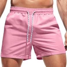 Shein Swimming Trunks Shein Men Solid Swim Trunks