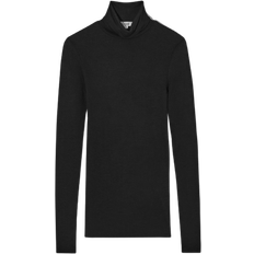 COS Merino Wool Turtleneck Top - Black