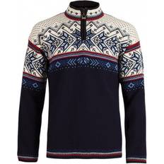 Dale of Norway Vail Wool Sweater - Navy Blue