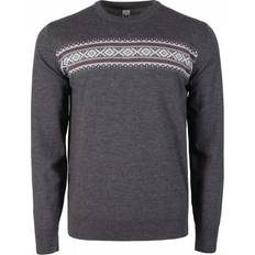 Dale of Norway Sverre Masc Sweater - Dark Grey Melange/Off White Melange