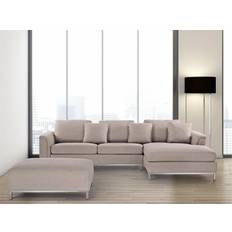 Beliani Left Hand Corner Sofa 270cm 4-Sitzer