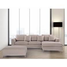 Beliani Left Hand Corner Sofa 270cm 4-seter