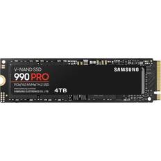 Internal - SSD Hard Drives Samsung 990 PRO M.2 2280 4TB PCI-Express Gen 4.0 x4, NVMe 2.0 V7 V-NAND 3bit MLC Internal Solid State Drive SSD MZ-V9P4T0B/AM. Non-Heatsink
