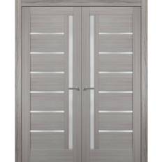 Sarto Solid French Double Interior Door Clear Glass S 0502-Y R (x)