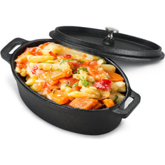 Gibson Home Campton 0.3-Quart Cast Iron Dutch Oven in the Cooking
