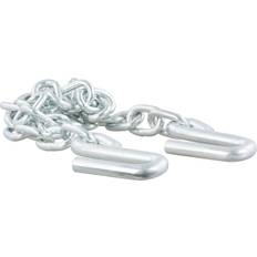 Trailers CURT 48" Safety Chain with 2 S-Hooks 7,000 lbs. Clear Zinc