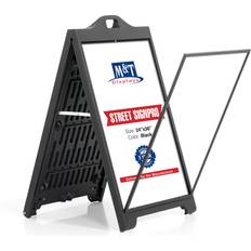 Black Posters SignPro Two-Sided Street Sign