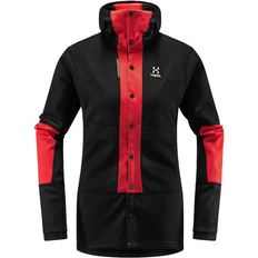 Haglöfs Dame - Ski Klær Haglöfs LIM ZT Sync 1 Mid Hood Women - True Black/Zenith Red