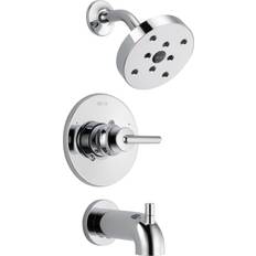 Delta Tub & Shower Faucets Delta Faucet Trinsic Tub Shower Gray