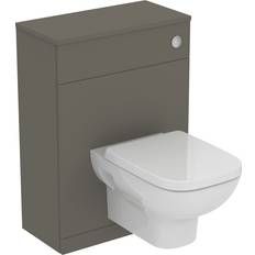 Grau Wassertoiletten Ideal Standard I.life A 60Cm Matt Quartz Grey Wc Unit, Wall Hung Toilet, Soft Close Seat Matt Quartz Grey Worktop