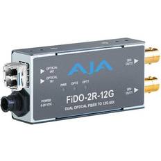 Capture & TV Cards Aja FiDO-2R-12G 2-Channel Single-Mode LC Fiber to 12G-SDI Receiver