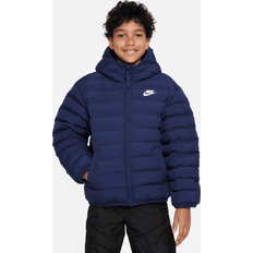 Weiß Jacken Nike FD2845-410 NSW LOW SYNFL HD JKT Jacket MIDNIGHT NAVY/MIDNIGHT NAVY/WHITE Größe
