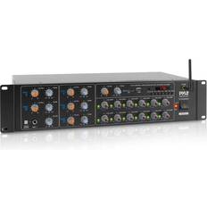 Amplifiers & Receivers Pyle PT12050CH Pro Audio Bluetooth 6000 Watt 12 Channel Amplifier Sound Mixer Stereo Receiver
