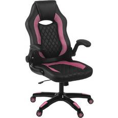 Cheap Adjustable Seat Height Gaming Chairs Regency AON Archeus Ergonomic Gaming Chair Black & Pink