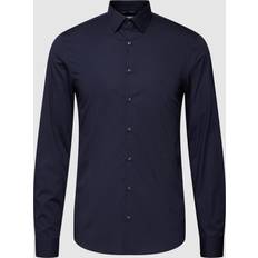 Calvin Klein Slim Fit Business Shirt - Navy Blue