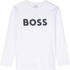 BOSS Kidswear monogram-print cotton T-shirt - White