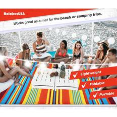BalajeesUSA 6'x9' Indoor Outdoor Plastic Straw Patio Rug RV Mat Camping Beach