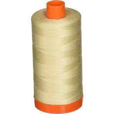 Aurifil 2310 Mako 50 Wt 100% Cotton Thread, 6,452 Yard Cone Light Beige