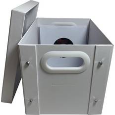 Vinyl 20 CheckOutStore White 7" Vinyl Record 45 RPM Storage Box (Vinyl)