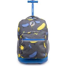 J World New York Sunrise Kids Rolling Backpack Roller Bookbag