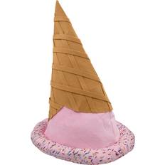 Animals Headgear Nicky Bigs Novelties Adult ice cream party hat food vendor ice cream cone hat costume