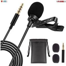 YouMic - Small Lavalier Microphone with Clip - Lav Lapel Mic for Camera  Phone iPhone iOS Android PC Laptop Video Recording - Noise Cancelling 3.5mm