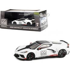 Slot Car GreenLight 2020 Chevrolet Corvette C8 Stingray "Road America Official Pace Car" 1/43 Diecast Model Car